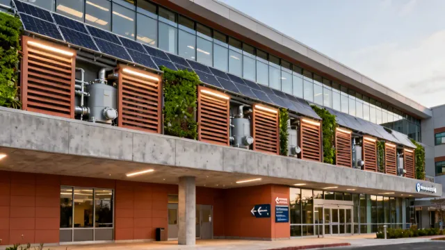 Construction Specialties products on a healthcare facility